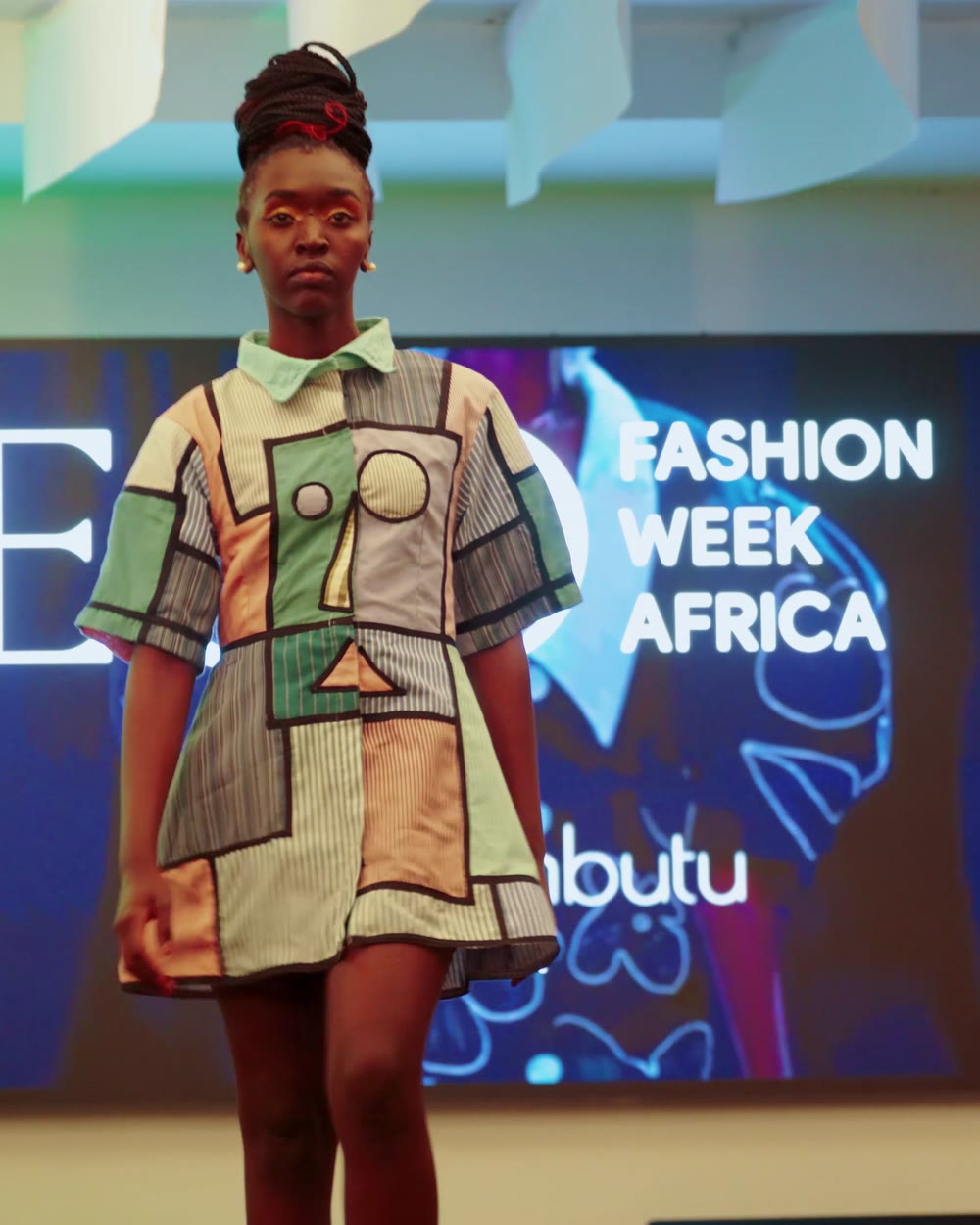 Eva Wambutu at Eco Fashion Week Africa